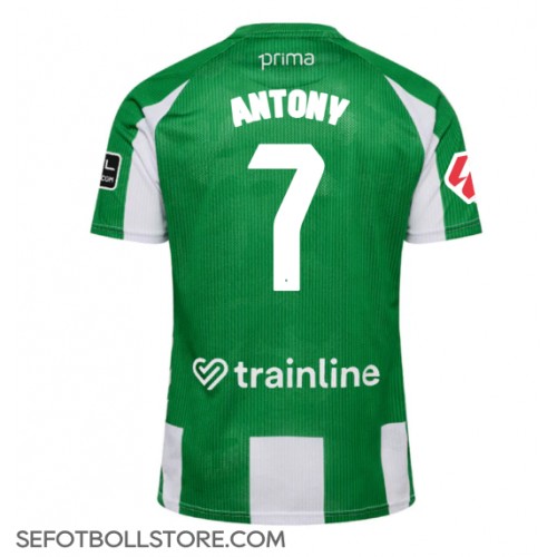 Real Betis Antony #7 Replika Hemmatröja 2025-26 Kortärmad
